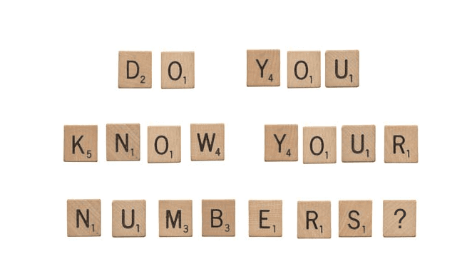 Knowing your numbers
